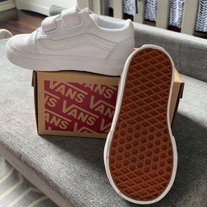 White Old Skool V Vans